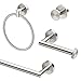 Gatco KA-GLA-4-SN Glam 4-Piece Bathroom Accessory Kit, Satin Nickel