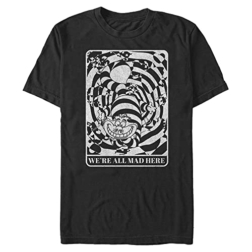 T-shirt Disney Mad Here noir 3XL homme : la coupe idéale