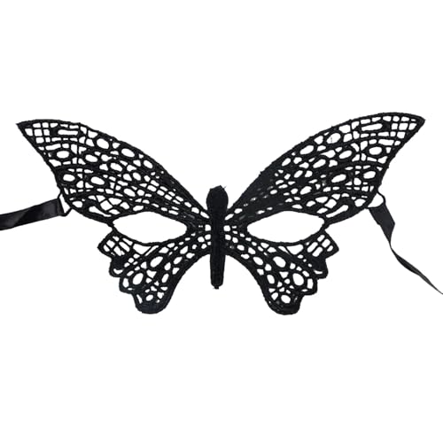 Women's Butterfly Lace Mask 2026 Mysterious Eyemask Halloween Costume - image 2