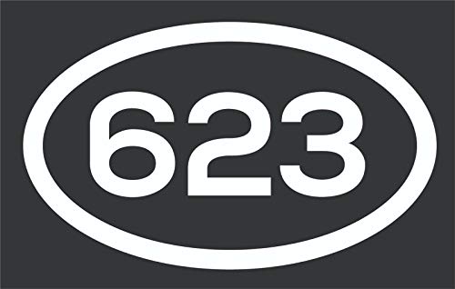 623 Area Code Sticker Arizona Phoenix Avondale Glendale City Pride Love Vinyl Decal Sticker Car Waterproof Car Decal Bumper Sticker 5"