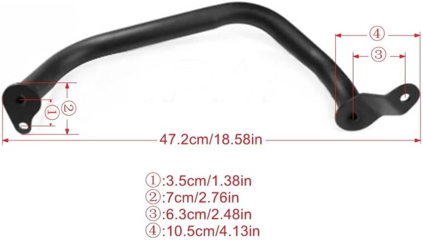 Engine Protection Bar for Boulevard Intruder M800R M109R VZR1800 2006-2023 Motorcycle Crash Bars Engine Guard Bumper Stunt Cage Protector