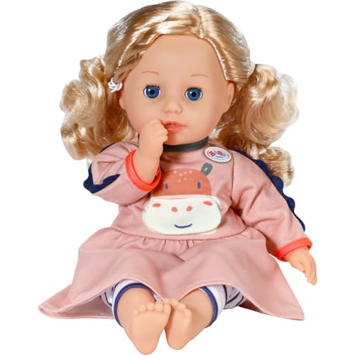 BABY born Sukienka z motywem dżungli, długie rękawy i legginsy w paski dla lalek 36 cm, 838129 Zapf Creation