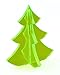 Produktbild elliot 1020331 Lichtzauber 3D-Tannenbaum midi 6 cm, grün, stehend
