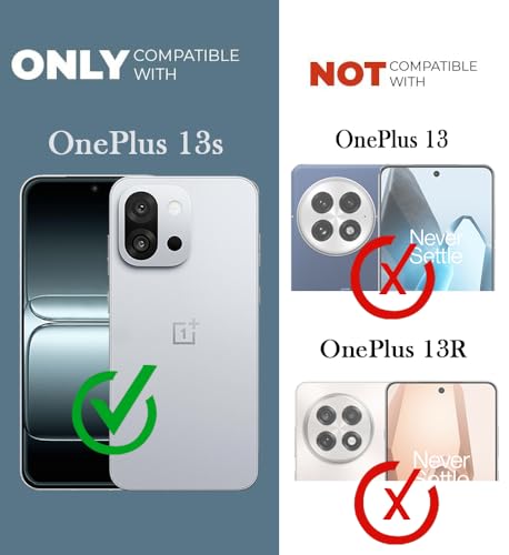 Image of Jkobi Shockproof Crystal-Clear Back Cover for OnePlus 13S (Anti Yellow Case | Drop & Camera Protection | Hard Polycarbonate)