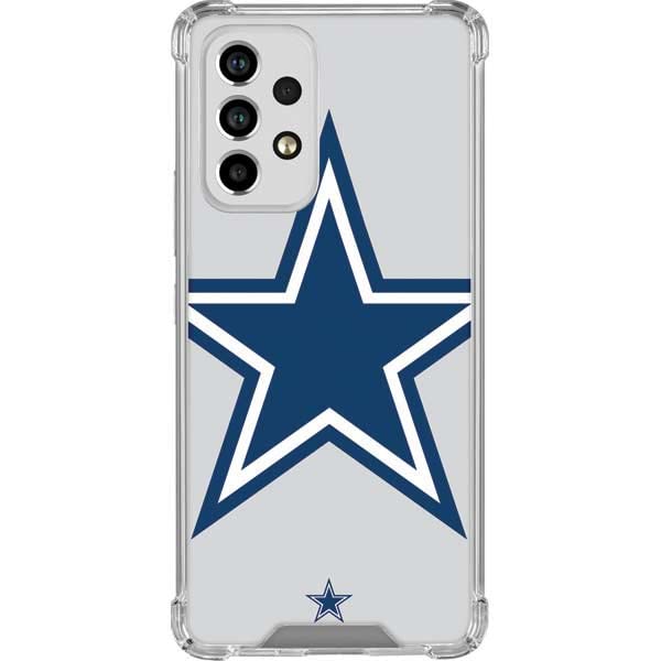 Skinit Clear Phone Case Compatible with Galaxy A53 5G - Officially Licensed NFL Dallas Cowboys Large Logo Design