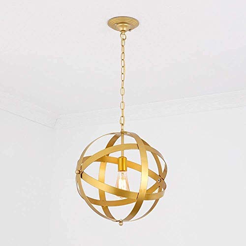 Lámpara pájaro jaula globo E27 decorativa para sala de estar y comedor retro industrial 2