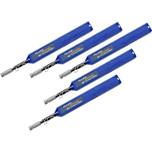 Fluke Networks QuickClean-2.5-5P Quick Clean Cleaner for 1.25mm SC, ST, FC, E2000 Connector and End Faces (Pack of 5), Fiber Tester Accessory image 5