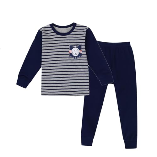 Frottee Schlafanzug Kinder 98 Pyjama-Sets aus Baumwollmischung...