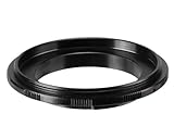 Pixtic – Anillos Adapters / Anillo de inversión macro metalico 52mm para Nikon