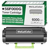 56F000G : pour une utilisation avec les imprimantes Lexmark MS321/421/521/622/621 et MX321/421/521/622/522, jusqu'à 6 000 pages.