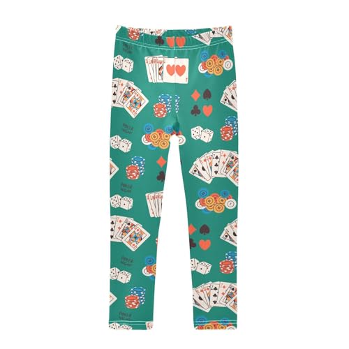 Girls Leggings Poker Night Set Toddler Girls Clothes Leggings for Girls Toddler Girls Leggings 3-4T