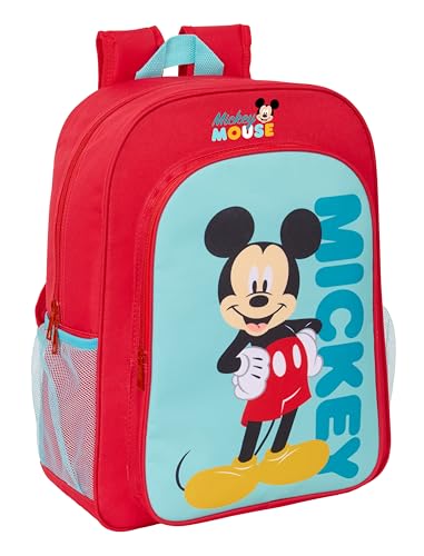 Sac à dos Mickey Mouse pour soulager le dos des enfants grâce au système adaptable chariot