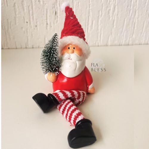 Enfeite de Natal Bonequinho Papai Noel Decoração para Casa Escritório Empresas Enfeite Natalino Enfe