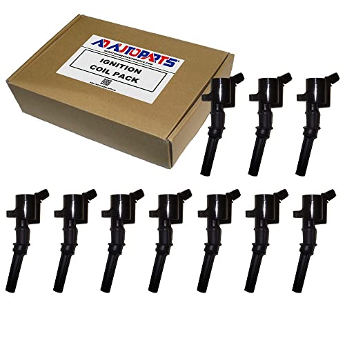 AN Auto Parts New Ignition Coil Set For Ford F-350 V10