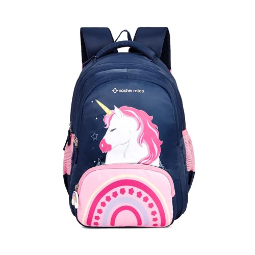 Image of Nasher Miles Polyester Backpack | Ideal for Preschool, Kindergarten, College, School, Office& Travel | Toddler, Girls, Boys, Men, Women
