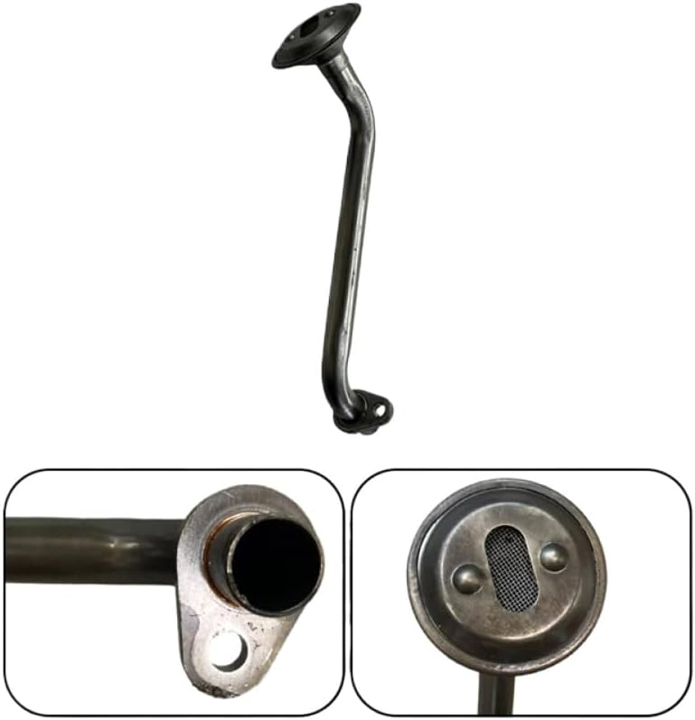Engine Oil Pump Inlet Tube with Integrated Filter Compatible with JK 3.8L 2007-2011 - Replaces 04666028AA 4666028AA