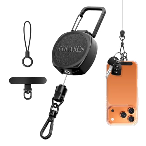 Sangle antivol rétractable pour téléphone pour voyage et rando