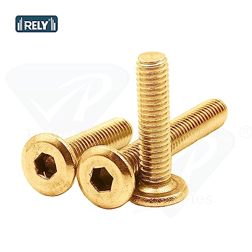 Image of Rely⇒VP INDUSTRIES (Pcs-15) M8 X 16 mm JCB Allen Head Furniture Screw Fastener Bolts | Furniture Bolt Crib Bunk Bed Furniture Cot, Barrel Bolt | Allen JCB Screw High Tensile Alloy Steel 10.9 Grad