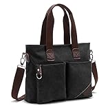 ToLFE Women Top Handle Satchel Handbags Tote Purse Shoulder Bag (Medium: (L) 13.78