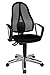 Produktbild Topstar Point 60 Net, ergonomischer Bürostuhl, Schreibtischstuhl, inkl. feste Armlehnen A1, Stoff, Schwarz