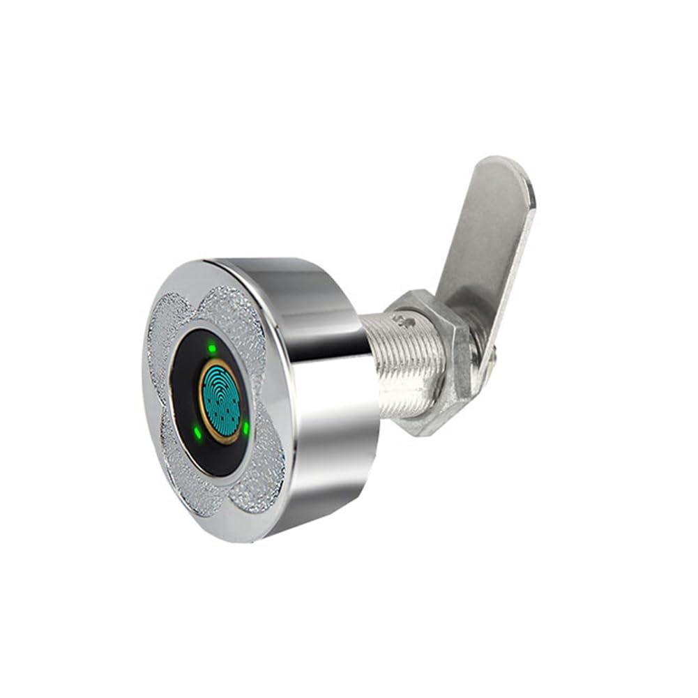 Littimoon Drawer Fingerprint Lock Password Mailbox Lock Biometric Drawer Lock Fingerprint Rechargeable Keyless Electronic Lock