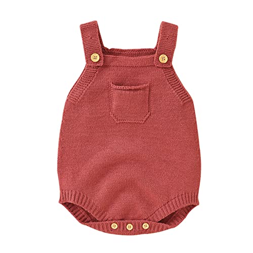 Baby Pullover Sweater Newborn Infant Knit Romper Cotton Sleeveless Boy Girl Solid Warm Cotton Fall Winter Bodysuit