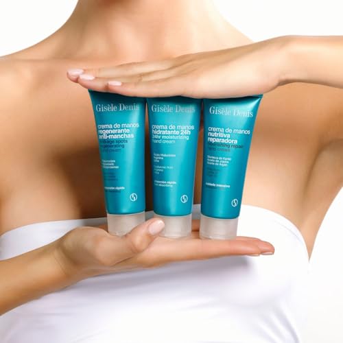 GISÈLE DENIS - Crema de Manos Nutritiva Reparadora, 2x75 ml, con Manteca de Karité, Aceite de Jojoba y Aceite de Argan, Hidrata, Nutre y Repara la Piel, Fórmula Innovadora, Textura Suave - imagen 5