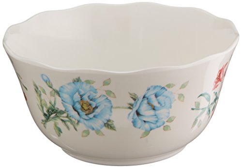 Lenox Conjunto de tigelas de melamina Butterfly Meadow 4 peças, 600 g, branco
