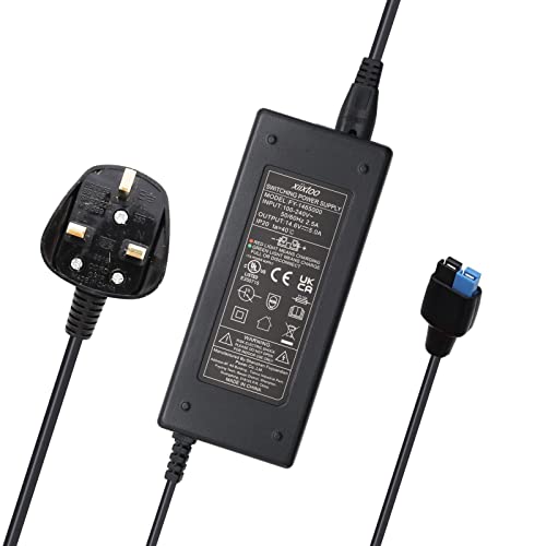 xiixtoo 14.6 Volt 5 Amp Battery Charger for Motocaddy Golf Trolley 12.8v Lithium (LiFePo4) Batteries with Torberry/Anderson Blue/Black Connector