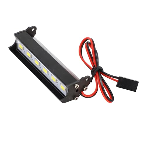 Evita pérdidas de control: Kit Luces LED RC 70mm de techo aluminio blanco para conducción nocturna 6