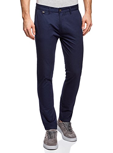 Pantalones chinos básicos en varios colores de Oodji