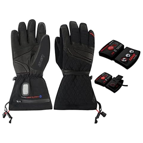 LENZ Women's 6.0 Fingercap Heated Gloves with rcB 1200 Batteries Cover