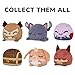 TeeTurtle Dungeons and Dragons Series Reversible Plushie Mystery Box - 3-Inch Mini Two-Sided Blind Box Plush with Embroidered Details - Cute Collectible Surprise Toy for Kids, Teens, and Adults