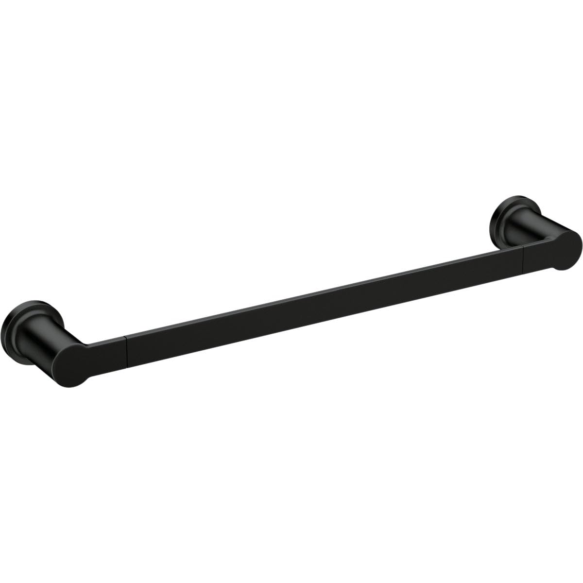 Barre serviette Moen Rinza Y1124BL noir mat : fixations durables anti-humidité
