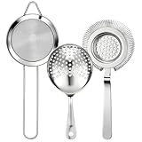 AIZOE Cocktail Strainer Set, 3 Pack, Includes...