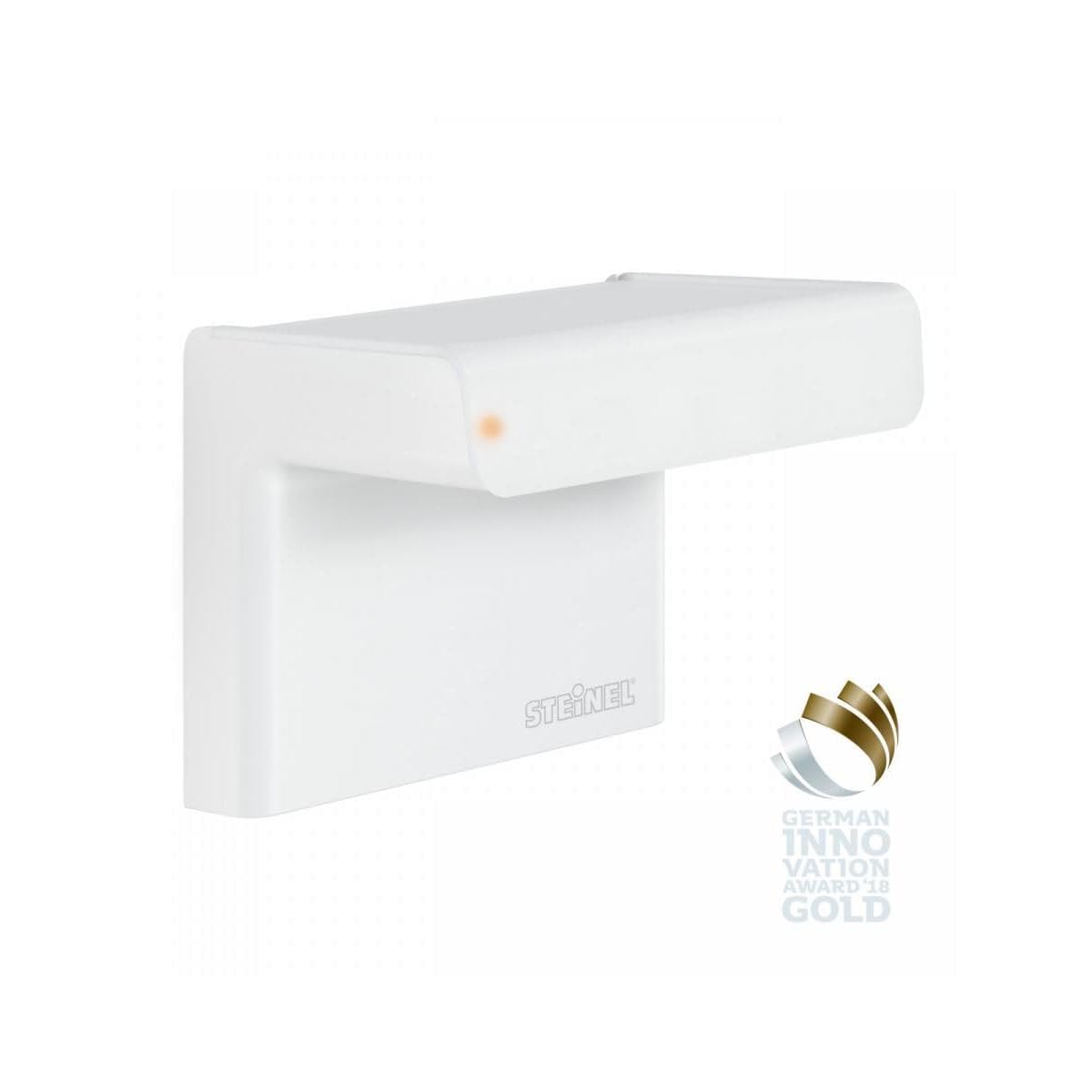 Steinel Bewegungsmelder iHF 3D weiß, 160° Bewegungssensor, 1-5 m Reichweite, in 3 Richtungen per Bluetooth einstellbar