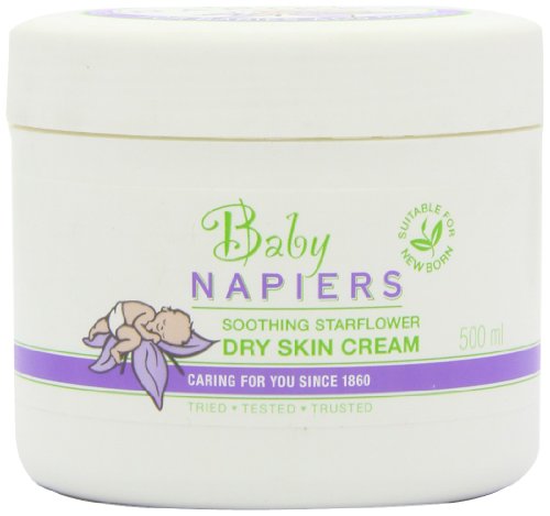 Napiers Baby Soothing Starflower Dry Skin Cream 500ml - Natural Herbal Skin Care