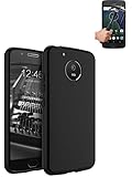 moto g5 plus specs  Todobarato24h Funda TPU Lisa Motorola Moto G5 Plus 5.5 Pulgadas Negra + Protector DE Cristal Templado
