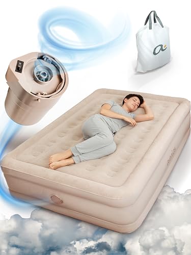 Aerios - Luftbett für 2 Personen - Selbstaufblasbare Luftmatratze | Premium Gästebett ohne...