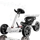 CONCEPTION PLIABLE POUR UN GAIN DE PLACE : Profitez d'un rangement ultra-pratique grâce à notre système de pliage. Il suffit de rabattre le volant pour réduire la largeur du kart de 60 % en seulement 3 secondes, sans aucun outil. Les roues avant multi-angles s'alignent automatiquement lors du dépliage, tandis que les articulations à verrouillage par compression empêchent tout pliage accidentel pendant l'utilisation. Une fois plié, il ne mesure que 25 cm d'épaisseur, ce qui le rend facile à ranger dans les placards, les appartements compacts ou les coffres de SUV.