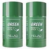 Green Tea Mask Stick for Face, Poreless Deep Cleanse Mask Stick, Blackhead Remover with Green Tea...