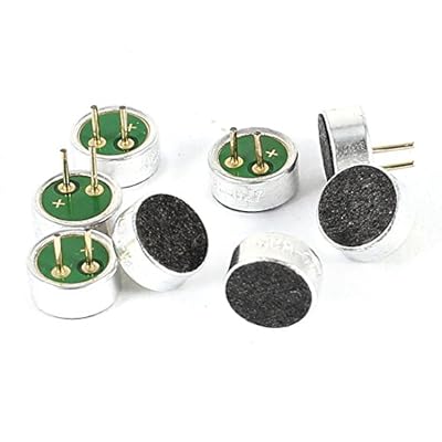 sourcing map 8 Piezas 6 mm x 2,7 mm cilíndrico Surface Mounted Devices SMT Electret micrófono de Condensador | Ya disponible en tu tienda friki favorita! En mundofriki.es!