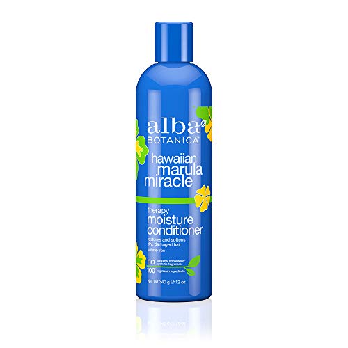 Alba Botanica Hawaiian Marula Miracle Therapy Moisture Cleansing Conditioner, 12 Oz. (Pack Of 6) #TOP28
