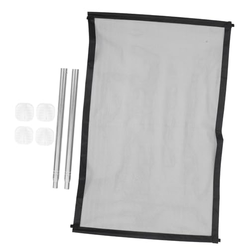 SUPVOX 1Set Retractable Pet Mesh Gate Durable Dog Isolated Barrier Net Indoor Outdoor Safety Fence for Pets Easy Install Compact Design