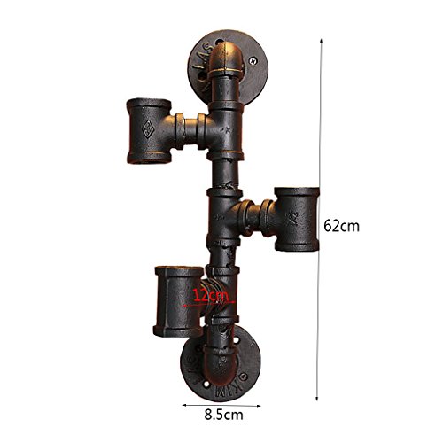 Soporte para botellas de vino LUNEZY estilo vintage miniatura 2