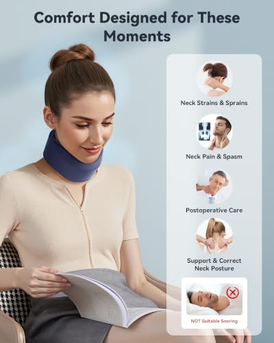 Image of Neck Brace for Sleeping, for Relief Neck Pain and Provide Neck Support