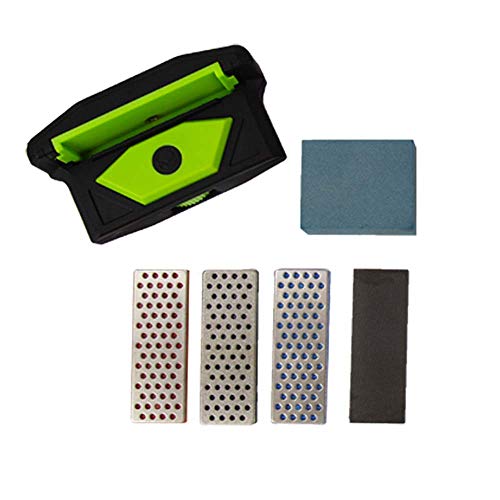 Demon United Elite X Ski Edge Care Kit And Snowboard Vise Combo Package - Includes Side Edge Multi-Tool, 3 Diamond Stones, Steel File And Gummy Stone And Your Choise Of Vises (2 Pc Vise Nylon) #TOP3