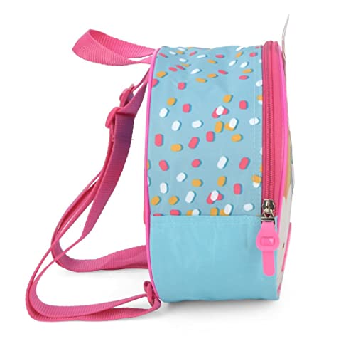 Kit Mochila Rodinha Infantil Larissa Manoela Up4You 37822 (Azul)