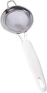 Flour Sifter, Fine Mesh Filter Screen Sifting Pan Stainless Steel Kitchen Sifter For Icing Sugar Sifter, Tapioca Flour, Coconut Flour (Size : 8cm(3.15"))