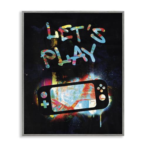 Neon Gaming Street Style, 16 x 20 Inch Framed Giclée Print